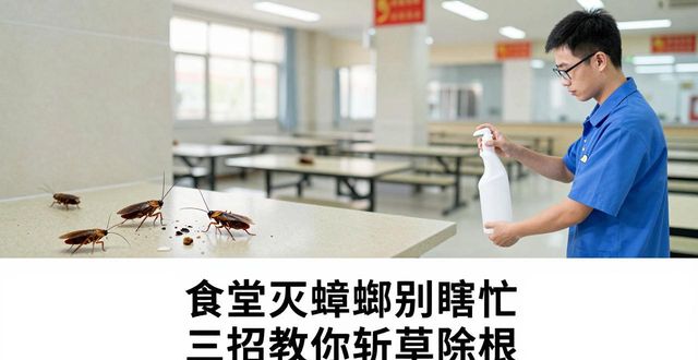 食堂灭蟑螂_食堂蟑螂怎么去除_食堂灭蟑螂的方案